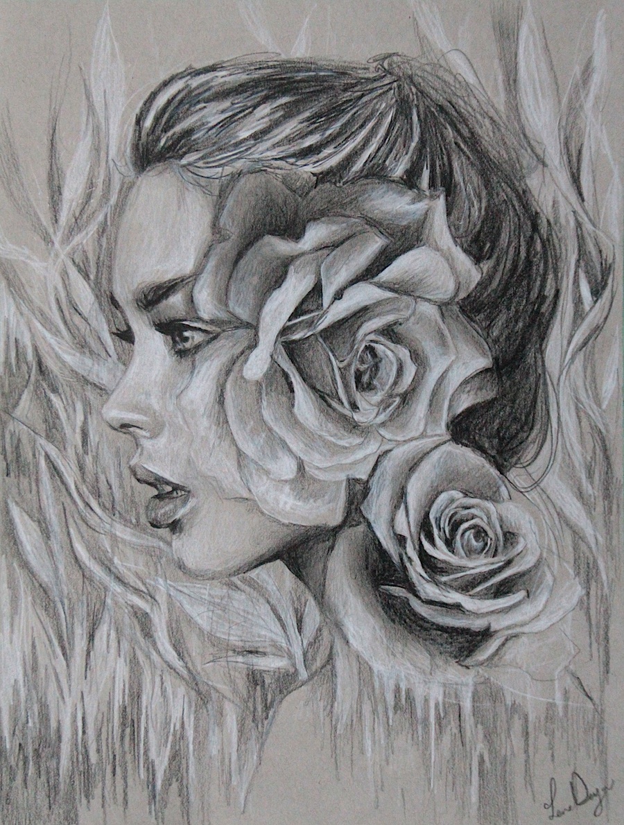 900x1190 Drawings And Sketches Lena Danya - Monochrome Sketches