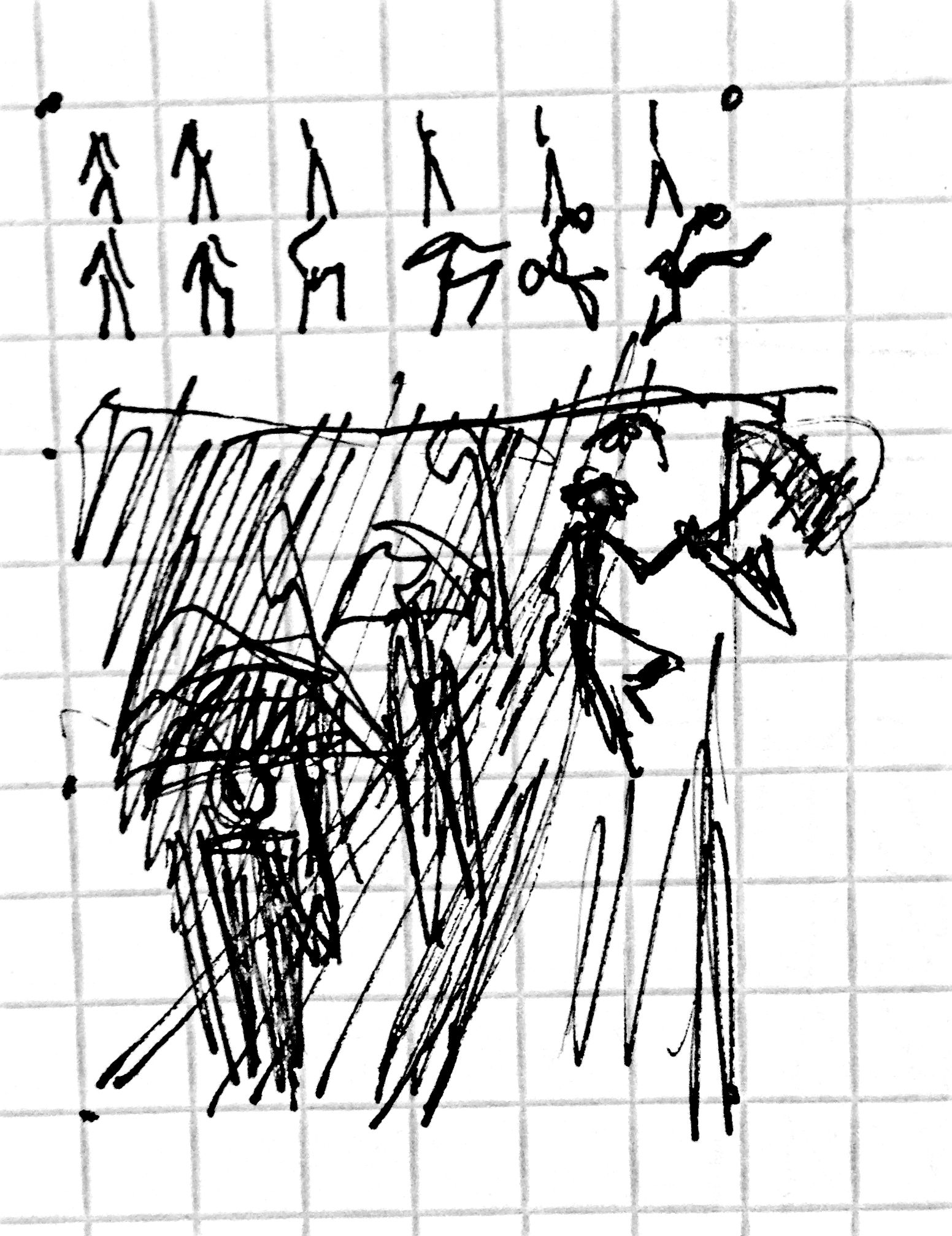 1552x2015 Printmag Ruts Rain Sketches Spin Weave And Cut - Monochrome Sketches