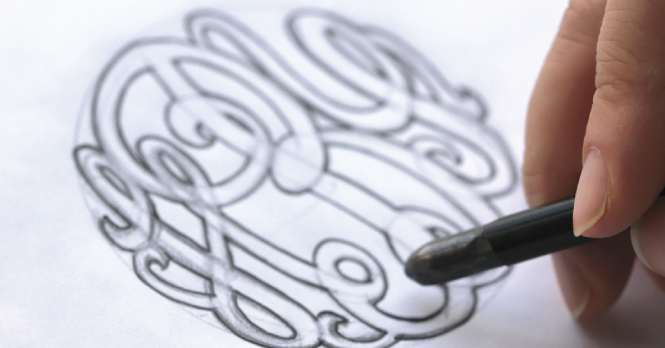 665x348 Monogram Jewelry Tips To Choose The Perfect Piece Delestelle - Monogram Sketch