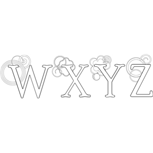300x300 Silhouette Design Store - Monogram Sketch
