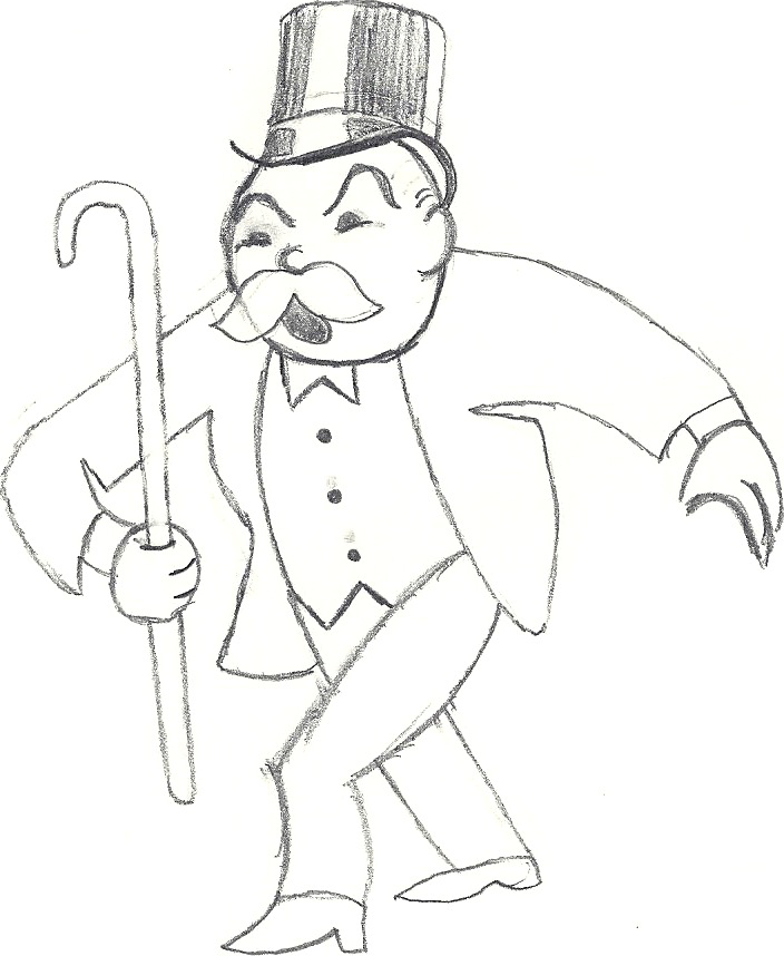 704x858 Random Monopoly Guy Sketch By Ohdatss407 - Monopoly Sketch