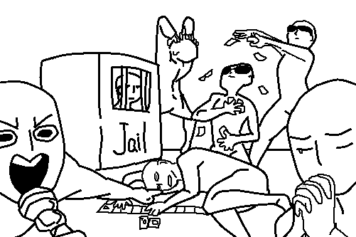 501x333 Draw Your Squad Base - Monopoly Sketch