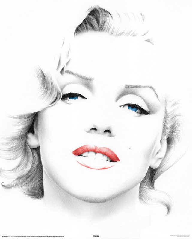 641x800 Marilyn Monroe - Monroe Sketch