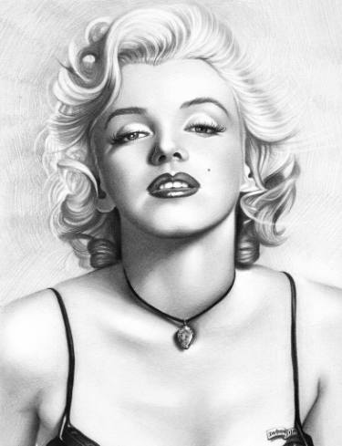 375x489 Marilyn Monroe Drawing By Dayron Villaverde Saatchi Art - Monroe Sketch