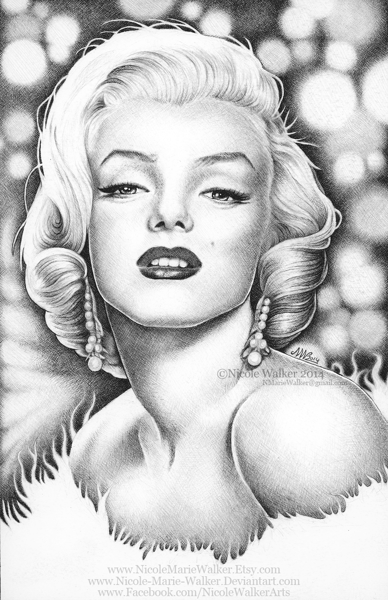 800x1237 Marilyn Monroe Sketch Drawing Skill - Monroe Sketch