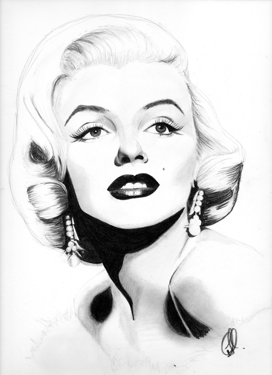 900x1239 Marilyn Monroe Sketch Marilyn Monroe Sketches - Monroe Sketch