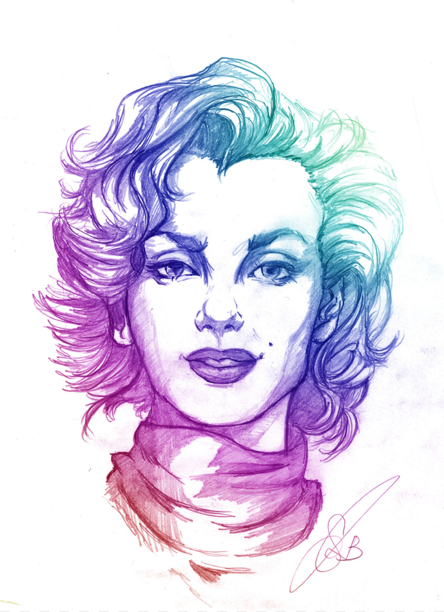 900x1240 White Dress Of Marilyn Monroe Art Drawing - Monroe Sketch