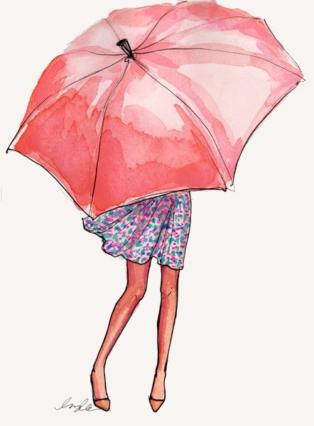 442x600 Monsoon Season (Framed Original) 7x9.5 Inslee By Design - Monsoon Sketches