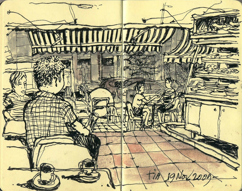 1024x808 Indoor Sketches On Monsoon Season Urban Sketchers - Monsoon Sketches