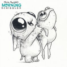 236x236 766 Best Monsters And Robots Images Cartoon - Monster Cartoon Sketch