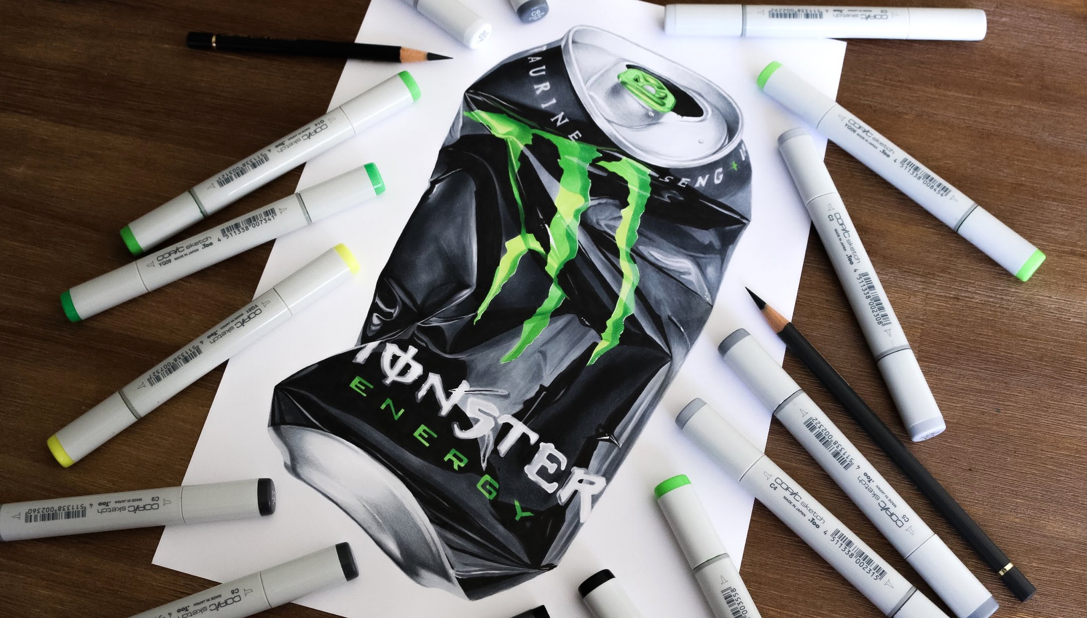 2160x1229 Monster Energy - Monster Energy Sketch