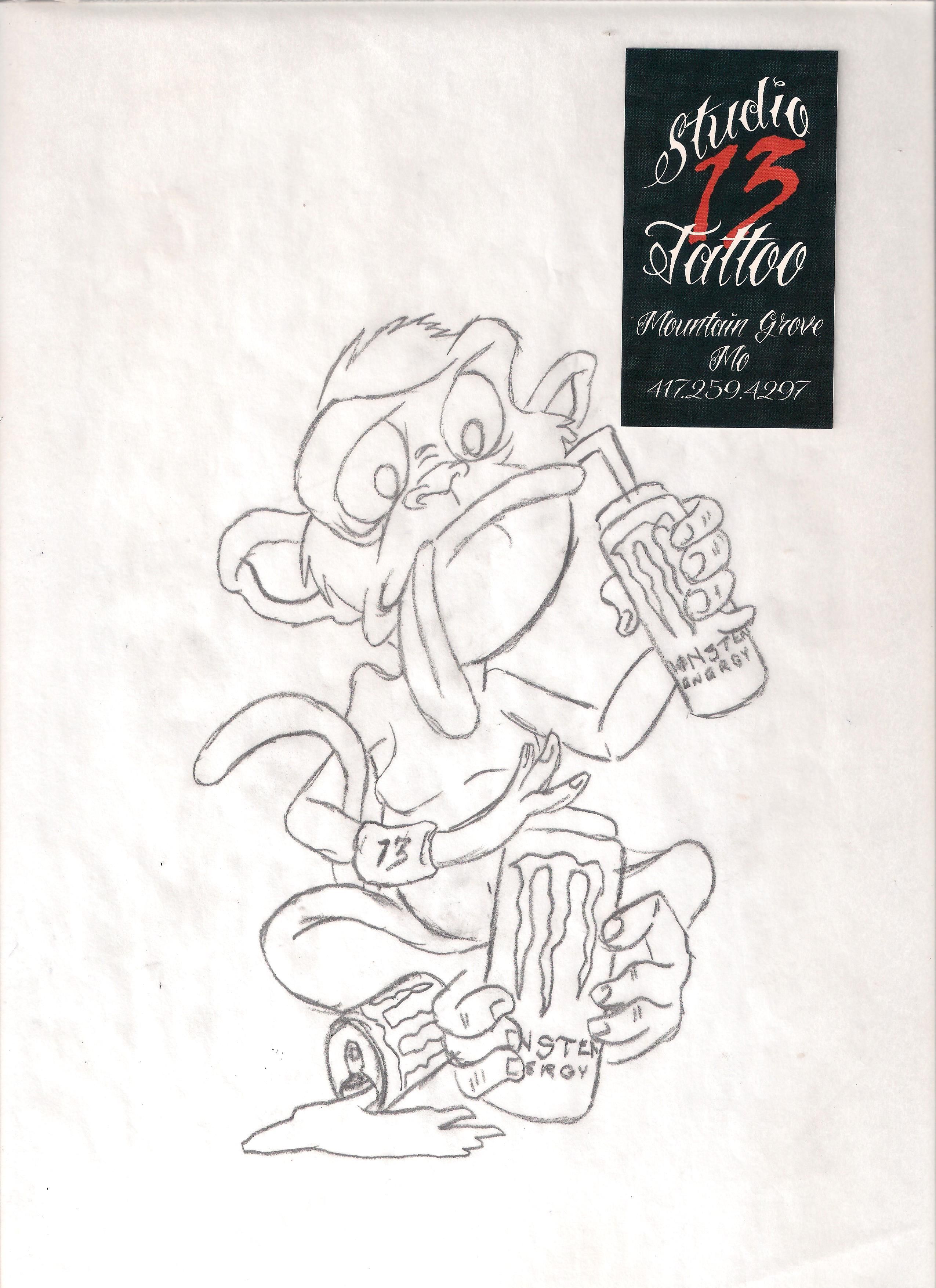 2550x3507 Sketch - Monster Energy Sketch