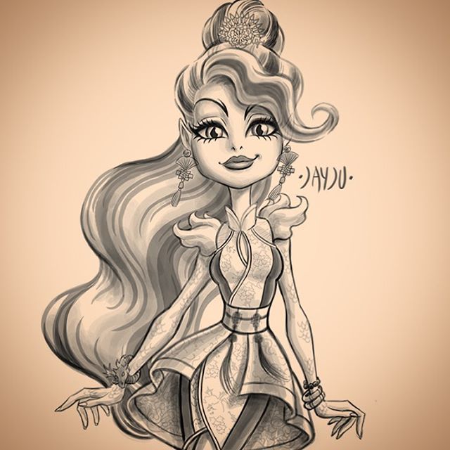 640x640 Bots Amp Babes Blog Happy Lunarchinese New Year! Jinafire - Monster High Sketches