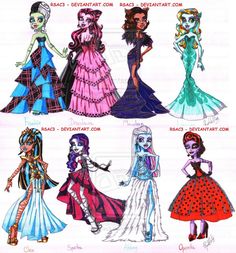 Monster High Sketches at PaintingValley.com | Explore collection of ...