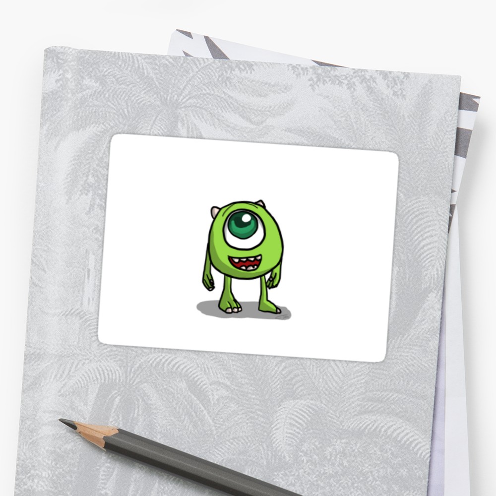1000x1000 Mike Wazowski - Monster Inc Sketch