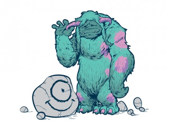 580x442 Things We Saw Today Labyrinth Meets Monsters, Inc. The Mary Sue - Monster Inc Sketch
