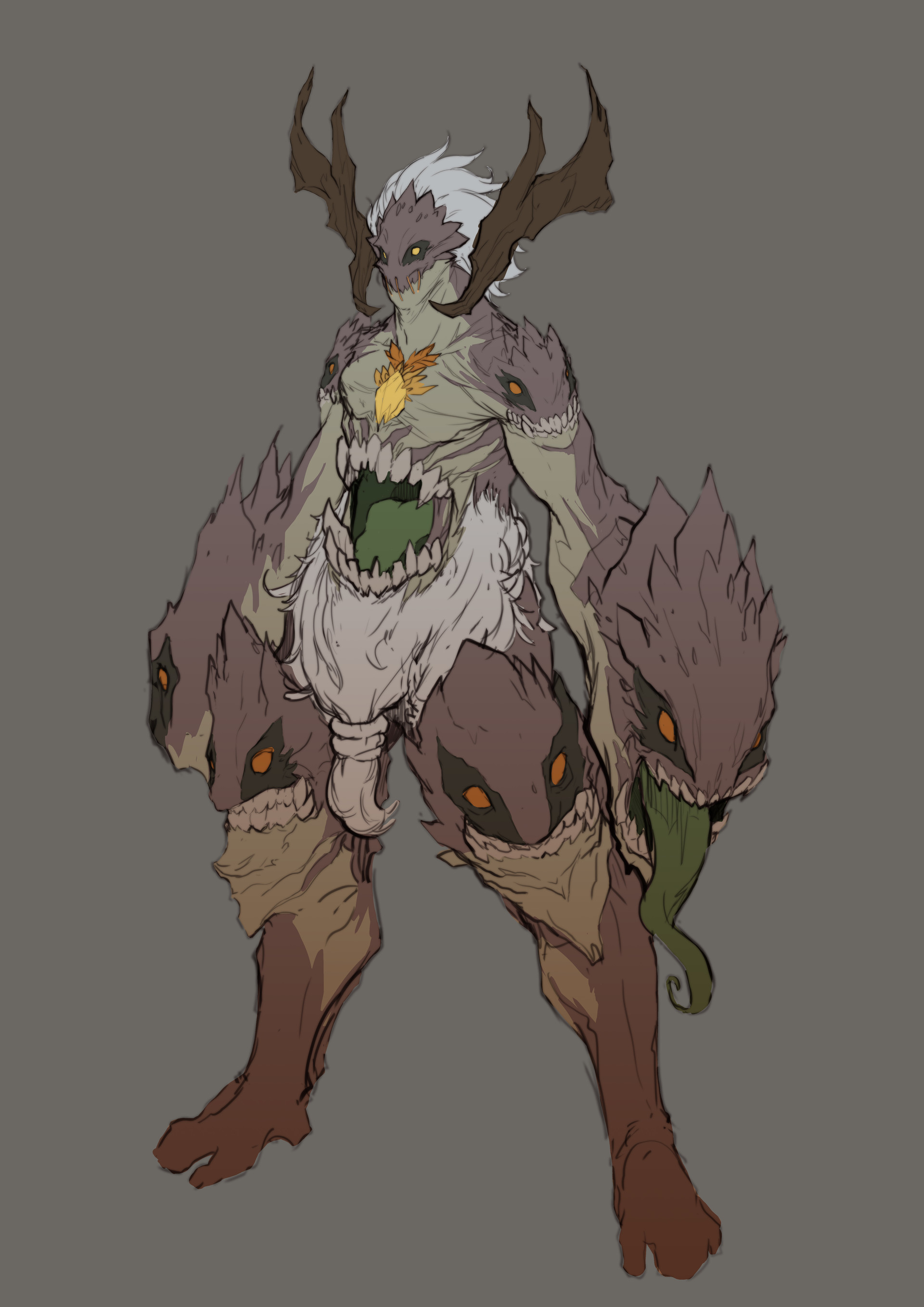 1920x2716 Josh Corpuz - Monster Sketch