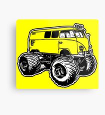 210x230 Monster Truck Drawing Metal Prints Redbubble - Monster Truck Sketch