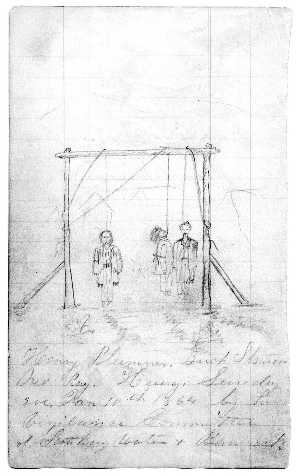 996x1600 Plummer In Sketch Montana Rhetoric Project Vigilantes - Montana Sketch