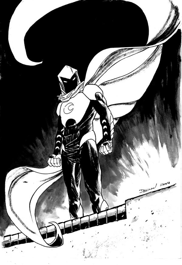 Moon Knight Sketch