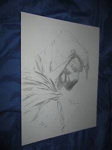 225x300 Moon Knight Original Art Sketchpage By David Finch (Werewolf By - Moon Knight Sketch