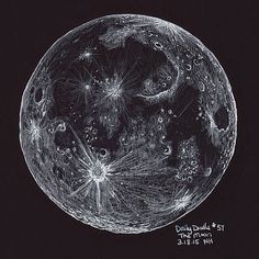 236x236 Moon Pencil Drawing By Ben Northern, Via Art Projects In - Moon Pencil Sketch
