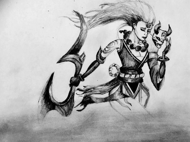 640x479 Blood Moon Diana Pencil Sketch League Of Legends Official Amino - Moon Pencil Sketch