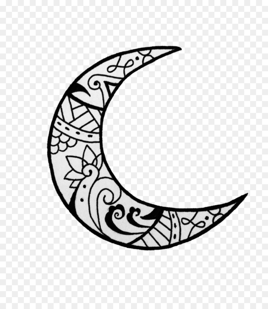 900x1040 Moon Drawing Tattoo - Moon Sketch