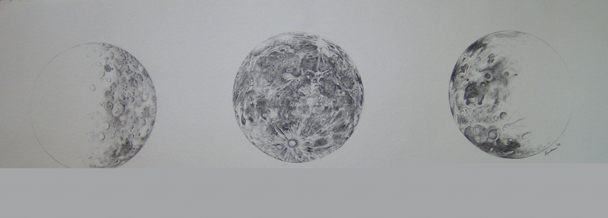 1965x705 Phases Of The Astronomy Sketch Of The Day - Moon Sketch Images