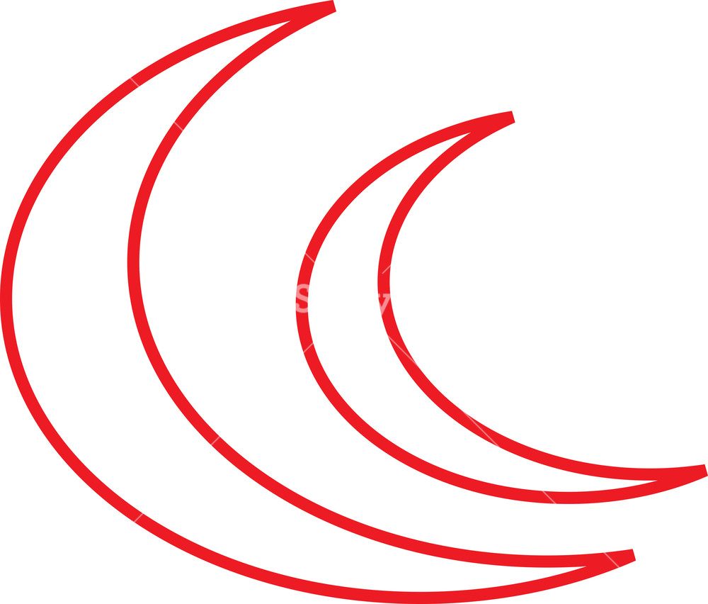 1000x852 Sketch Of Crescent Moon. Royalty Free Stock Image - Moon Sketch Images