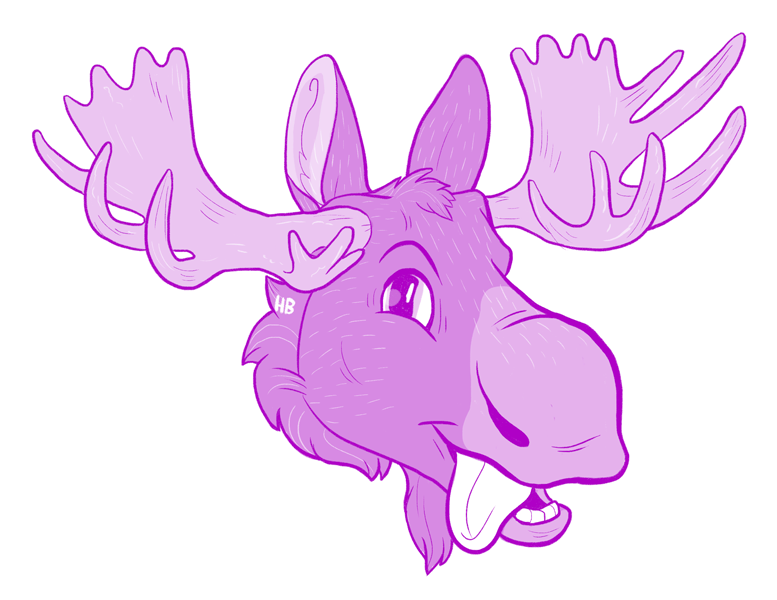 777x600 Sketch - Moose Head Sketch