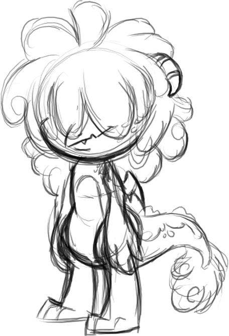 456x668 Mop Child Sketch By Kasarawolf - Mop Sketch