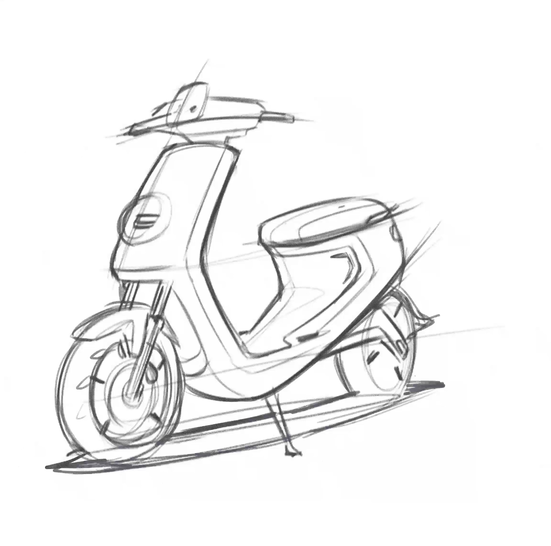 1800x1782 Niu M Series - Moped Sketch