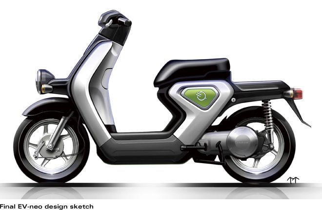 660x430 Scooter Sketch - Moped Sketch