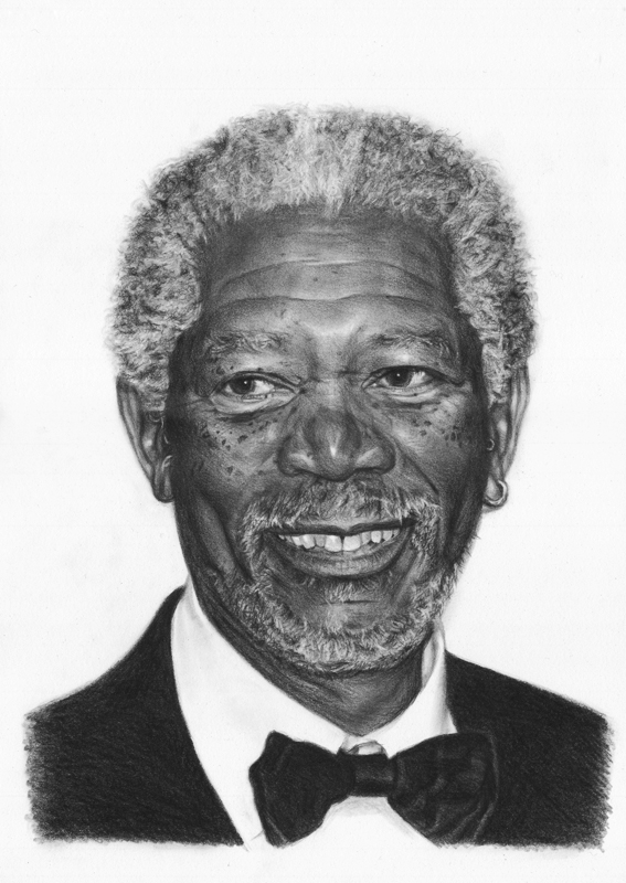 567x800 Morgan Freeman By Tarsanjp - Morgan Freeman Sketch