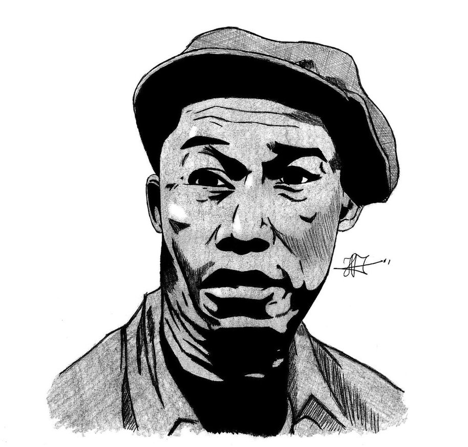 914x874 Sketch Morgan Freeman By Rusimredom - Morgan Freeman Sketch