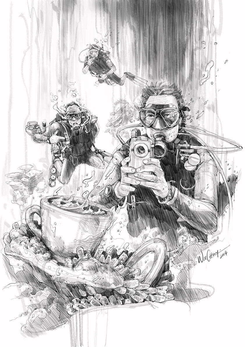 842x1191 Lee Wee Chong - Morning Sketch