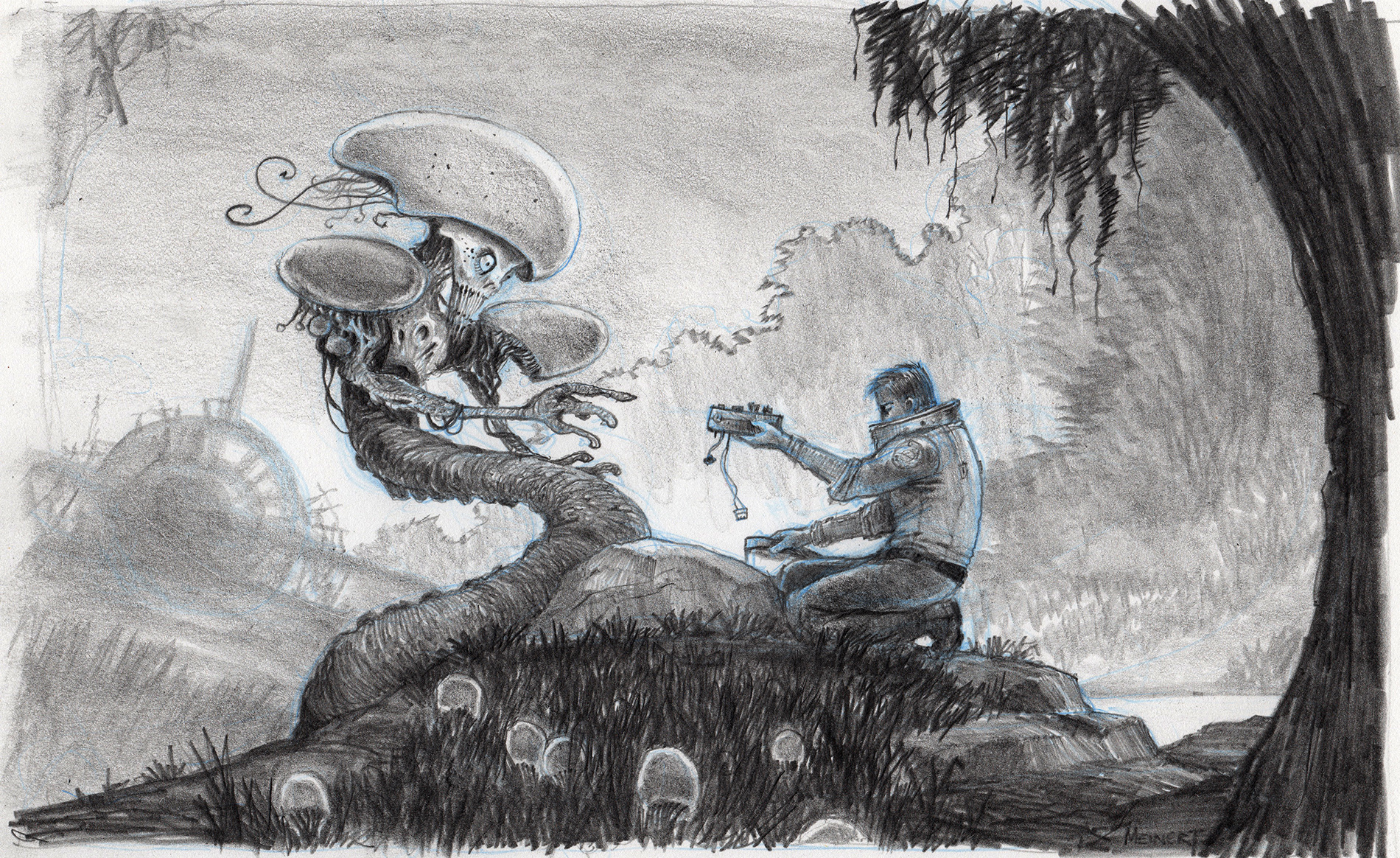 1900x1164 Monday Morning Sketch Meinert Hansen - Morning Sketch