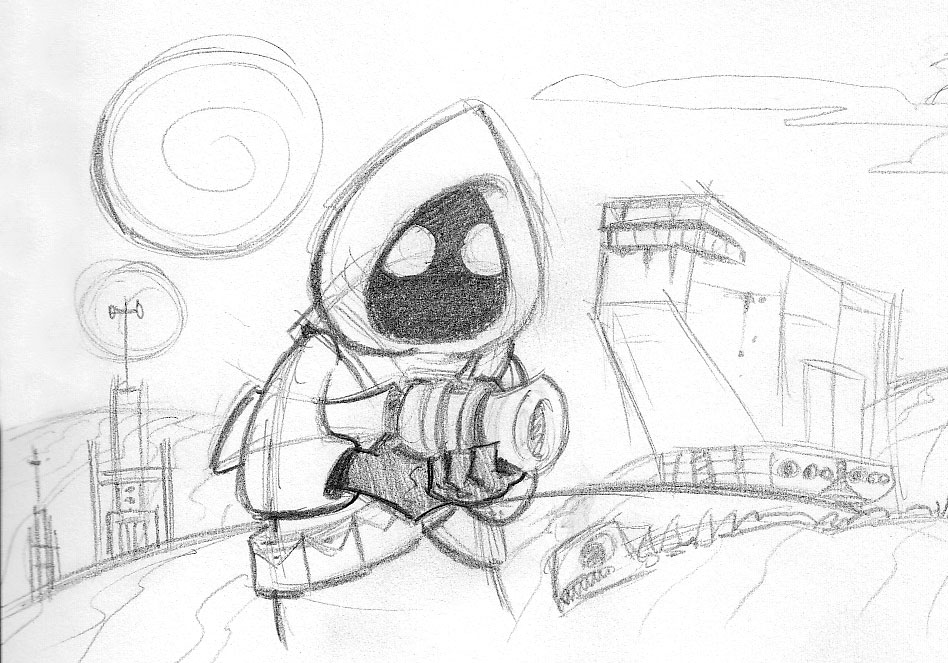 948x663 Morning Sketch The Early Jawa Gets The Droid Jeremy R. Scott - Morning Sketch
