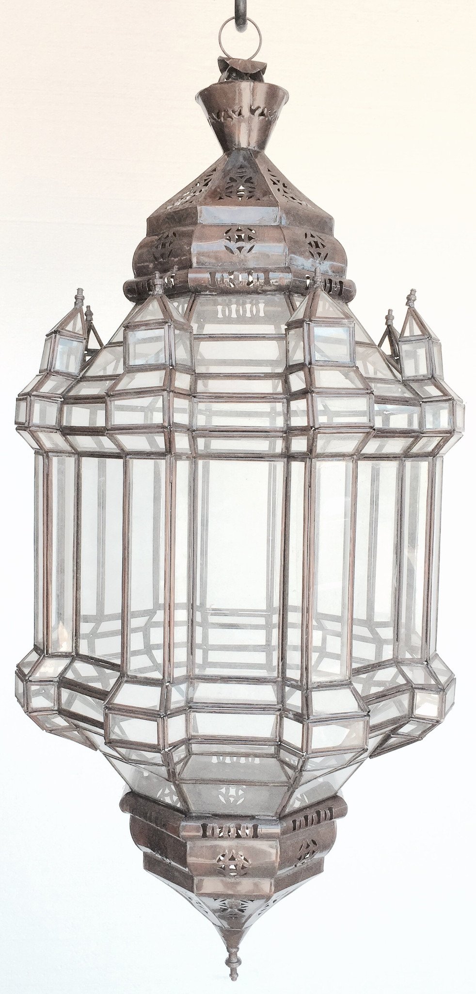 982x2048 Large Clear Moorish Lantern - Moroccan Sketch