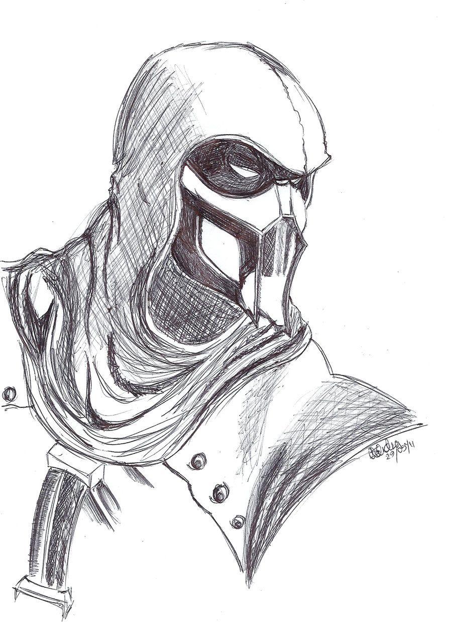 900x1238 Mortal Kombat - Mortal Kombat Sketches