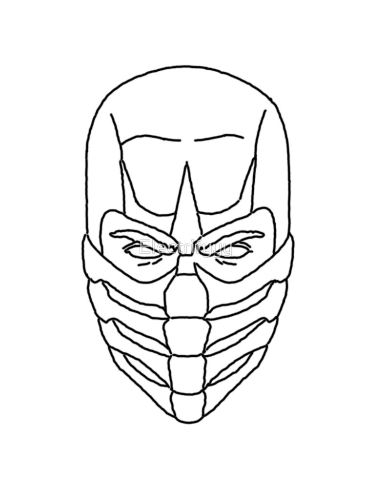 750x1000 Mortal Kombat Scorpion - Mortal Kombat Sketches