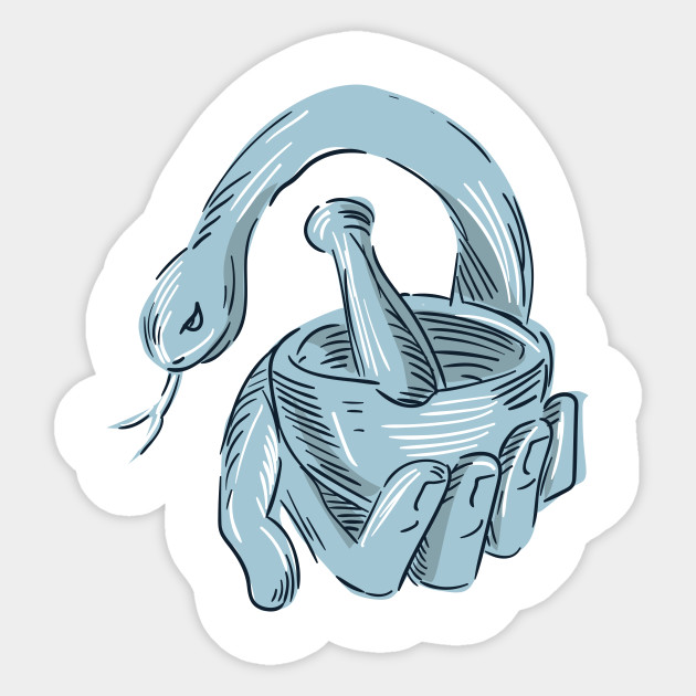 630x630 Hand Holding Mortar And Pestle Snake Drawing - Mortar And Pestle Sketch