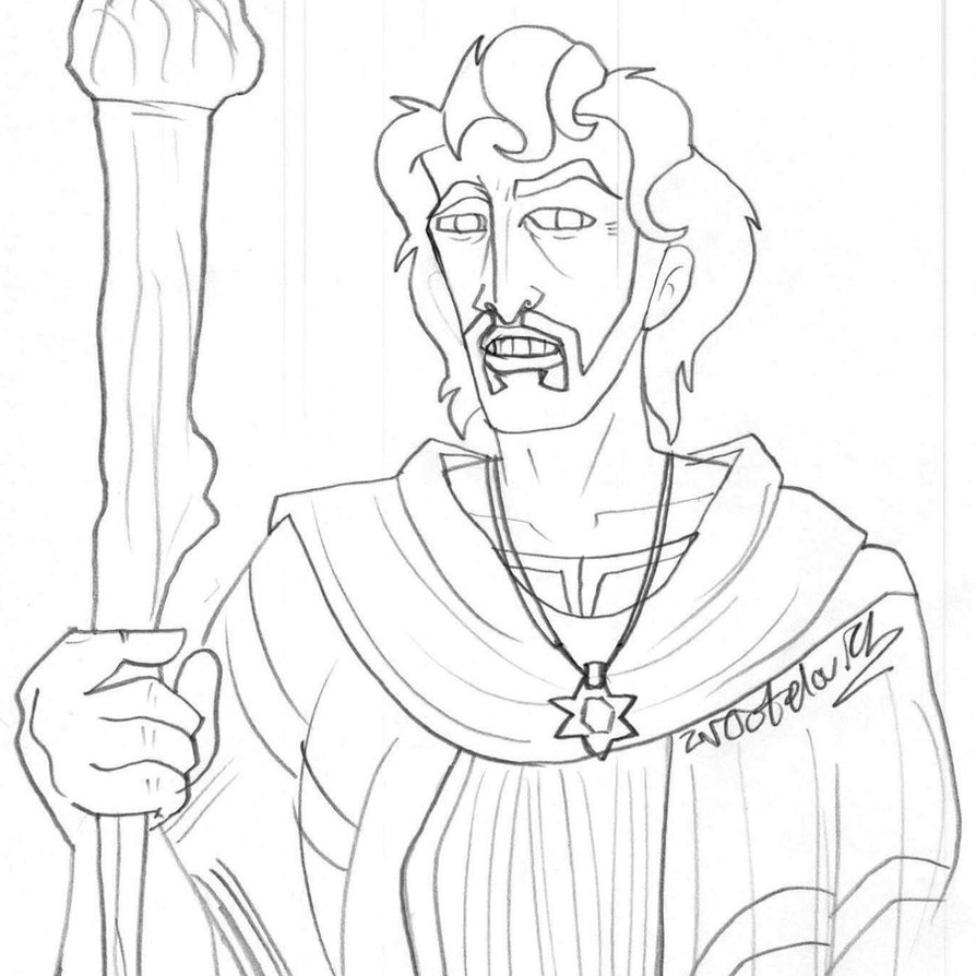 894x894 Moses (Sketch) By Creativ Ziv - Moses Sketch