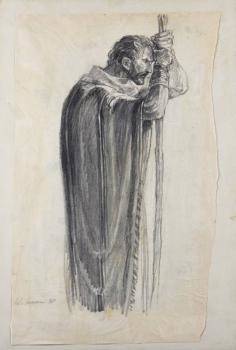 236x350 Realized Price For The Ten Commandments Moses Sketch - Moses Sketch