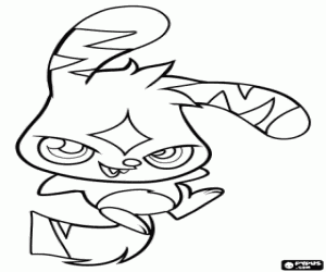 300x250 Moshi Monsters Coloring Pages Printable Games - Moshi Monsters Sketch
