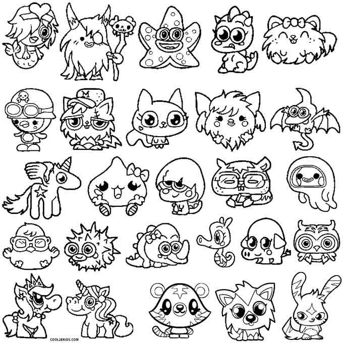 680x680 Printable Moshi Monsters Coloring Pages For Kids Cool2bkids - Moshi Monsters Sketch
