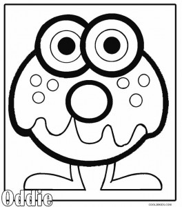 264x300 Printable Moshi Monsters Coloring Pages For Kids Cool2bkids - Moshi Monsters Sketch