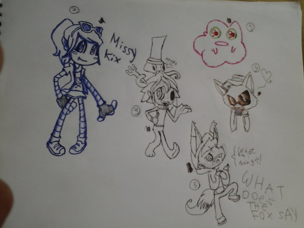 1032x774 Random Moshi Monsters Sketch By Violentalien - Moshi Monsters Sketch