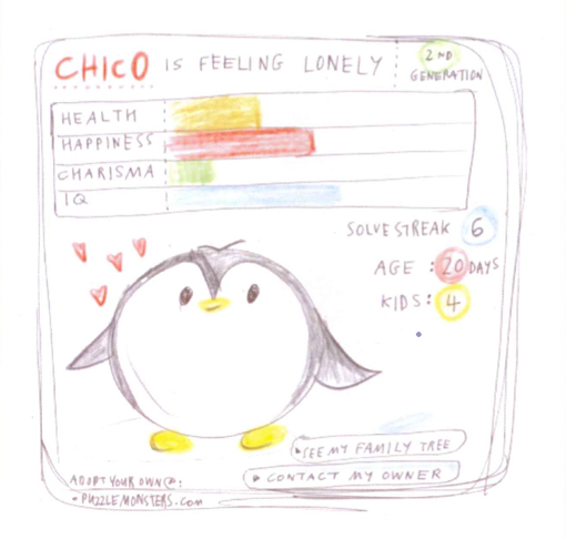 510x486 The First Moshi Monster, Sketched By Mind Candy Founder Michael - Moshi Monsters Sketch